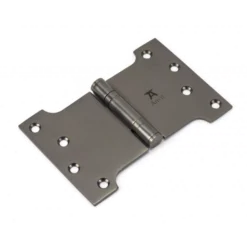 Pair From The Anvil Aged Bronze 4x4x6" Parliament Hinge | 49562