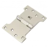 Pair From The Anvil Polished Nickel 4x4x6" Parliament Hinge | 49565