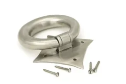 Satin SS (316) Ring Door Knocker | 49804 -Ironmongery Experts Shop 49804 2 s.jpg.mst