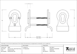 From The Anvil Polished SS (316) Euro Back To Back Cylinder Pull | 49813 -Ironmongery Experts Shop 49813 drawing.jpg.mst