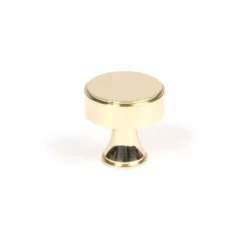 Anvil Polished Brass Scully 25mm Cabinet Knob| 50484 -Ironmongery Experts Shop 50484 main s.jpg.mst