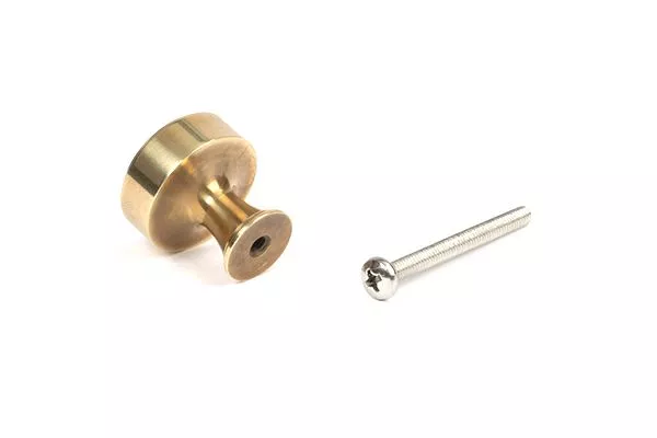 Anvil Aged Brass Scully 25mm Cabinet Knob| 50498 6 Anvil Aged Brass Scully 25mm Cabinet Knob| 50498 - Image 4