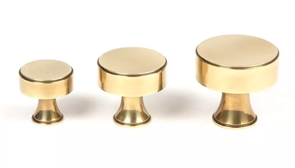 Anvil Aged Brass Scully 25mm Cabinet Knob| 50498 7 Anvil Aged Brass Scully 25mm Cabinet Knob| 50498 - Image 5