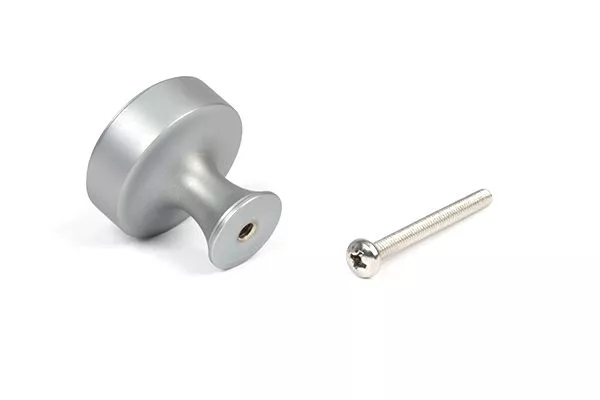Anvil Satin Chrome Scully 32mm Cabinet Knob| 50541 6 Anvil Satin Chrome Scully 32mm Cabinet Knob| 50541 - Image 4