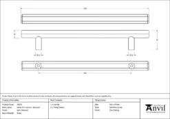 Satin Chrome 220mm Medium Kahlo Pull Handle | 50552 14 Satin Chrome 220mm Medium Kahlo Pull Handle | 50552 -Ironmongery Experts Shop 50552 drawing.jpg.mst