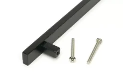 Matt Black 156mm Small Scully Pull Handle | 50562 -Ironmongery Experts Shop 50562 3 s.jpg.mst