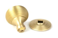 Satin Brass Beehive Centre Door Knob | 50887 -Ironmongery Experts Shop 50887 3 l.jpg.mst