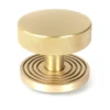 Satin Brass Brompton Centre Door Knob (Beehive) | 50895 -Ironmongery Experts Shop 50895 main l.jpg.mst