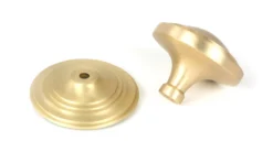 Satin Brass Art Deco Centre Door Knob | 50897 -Ironmongery Experts Shop 50897 2 l.jpg.mst