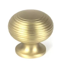 Satin Brass Beehive Cabinet Knob 40mm | 50932 -Ironmongery Experts Shop 50932 main s.jpg.mst
