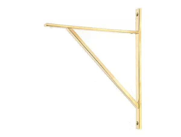 Polished Brass Chalfont Shelf Bracket (314mm X 250mm) | 51155 5 Polished Brass Chalfont Shelf Bracket (314mm X 250mm) | 51155 - Image 3