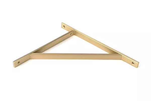 Satin Brass Chalfont Shelf Bracket (314mm X 250mm) | 51157 3 Satin Brass Chalfont Shelf Bracket (314mm X 250mm) | 51157