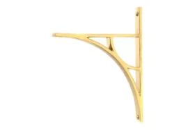 Polished Brass Tyne Shelf Bracket (260mm X 200mm) -Ironmongery Experts Shop 51165 main s.jpg.mst