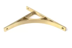 Satin Brass Tyne Shelf Bracket (260mm X 200mm)
