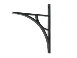 Matt Black Tyne Shelf Bracket (260mm X 200mm) -Ironmongery Experts Shop 51174 main s.jpg.mst