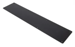 From The Anvil 700mm X 150mm Black Kick Plate | 73122
