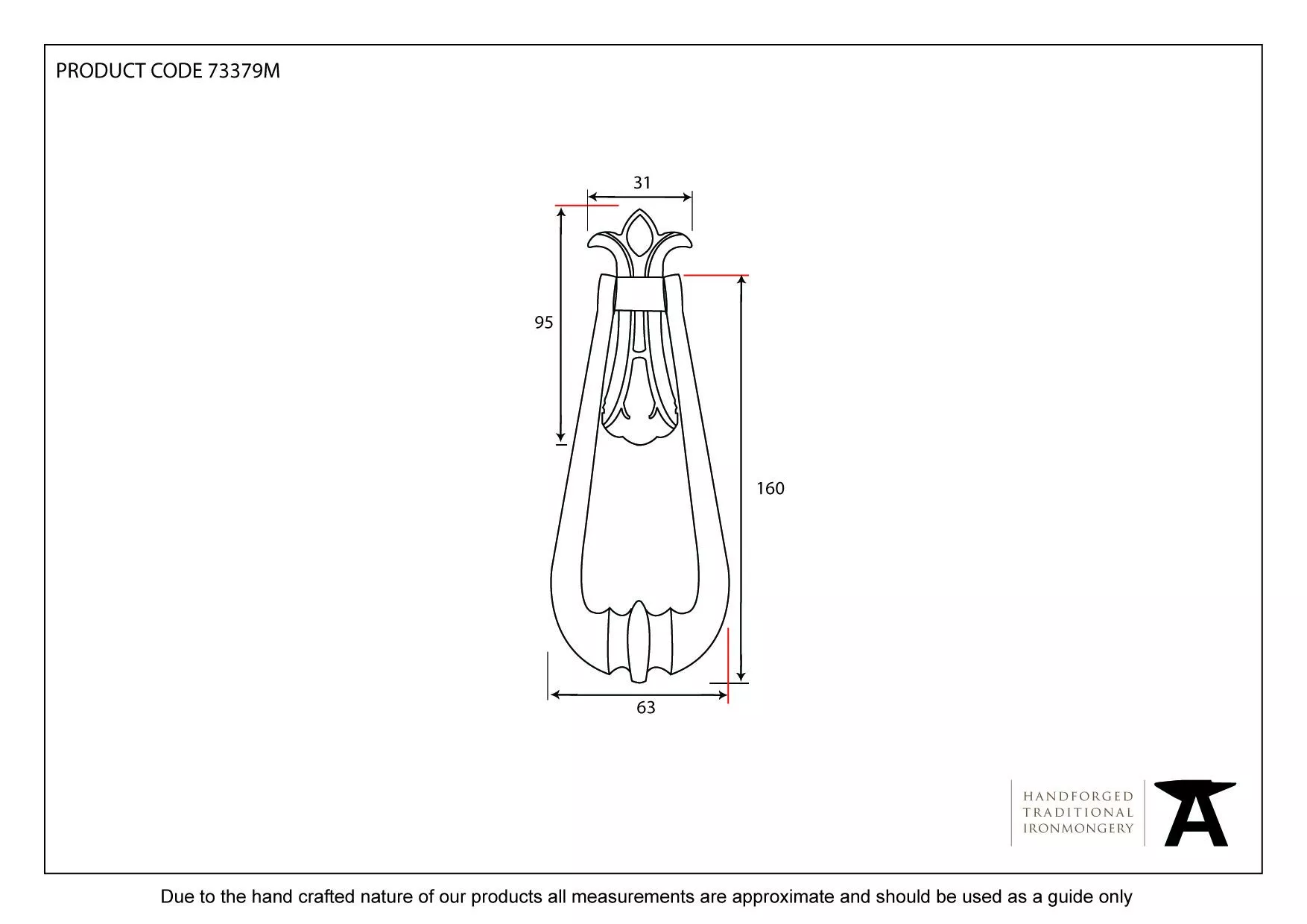 From The Anvil Polished Chrome 160mm Loop Door Knocker | 90018 4 From The Anvil Polished Chrome 160mm Loop Door Knocker | 90018 - Image 2