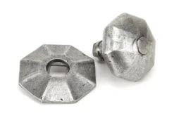 From The Anvil Pewter 82mm Octagonal Centre Door Knob | 83778 -Ironmongery Experts Shop 83778 1.jpg.mst