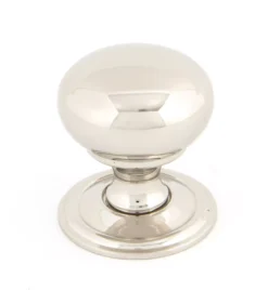 From The Anvil Polished Nickel Small Mushroom Cupboard Knob | 83884