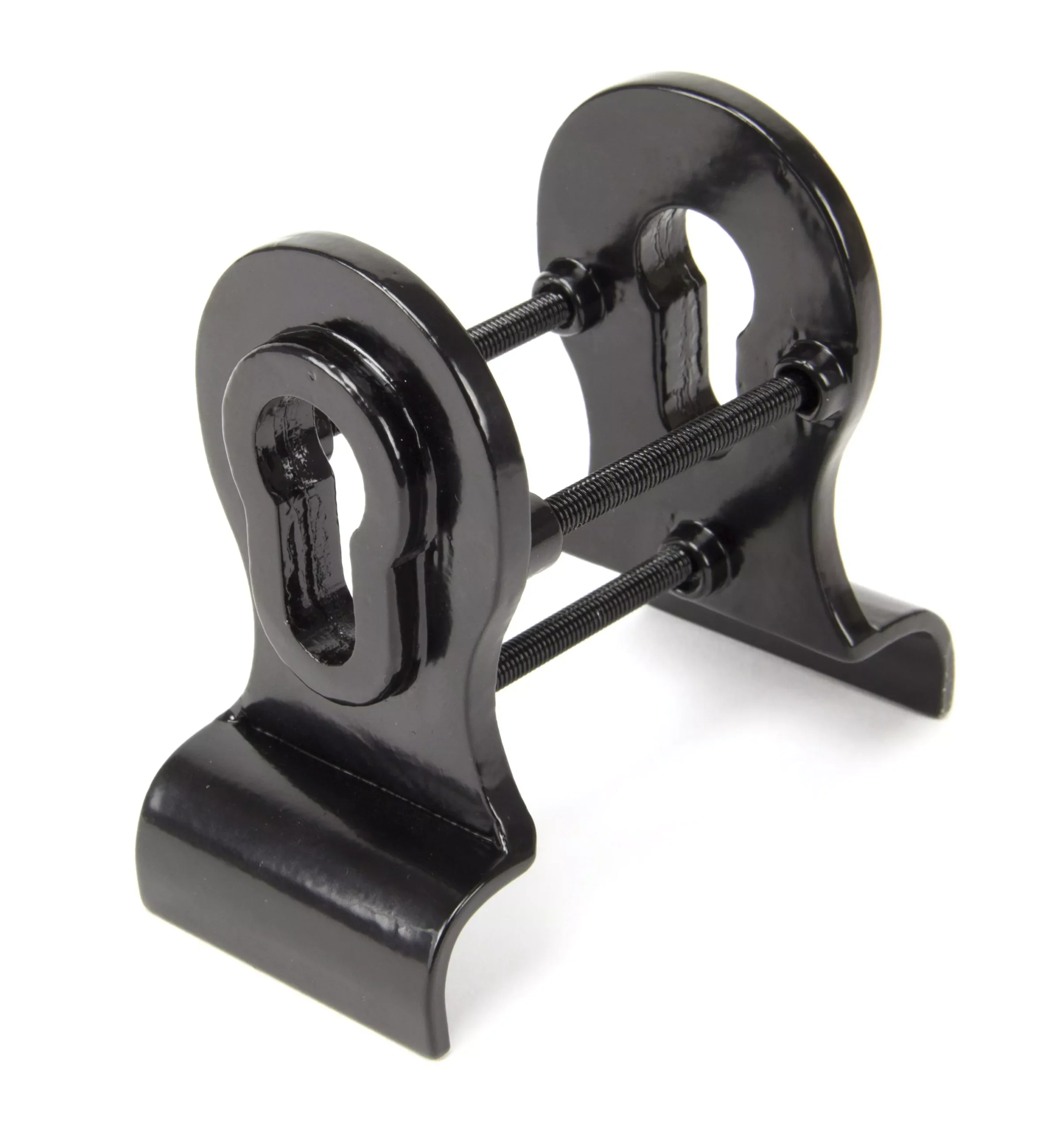 From The Anvil Black Euro Door Back To Back Cylinder Pull | 90039 3 From The Anvil Black Euro Door Back To Back Cylinder Pull | 90039