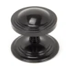 From The Anvil Black 81mm Blacksmith Art Deco Centre Door Knob | 90070 -Ironmongery Experts Shop 90070 main.jpg.mst