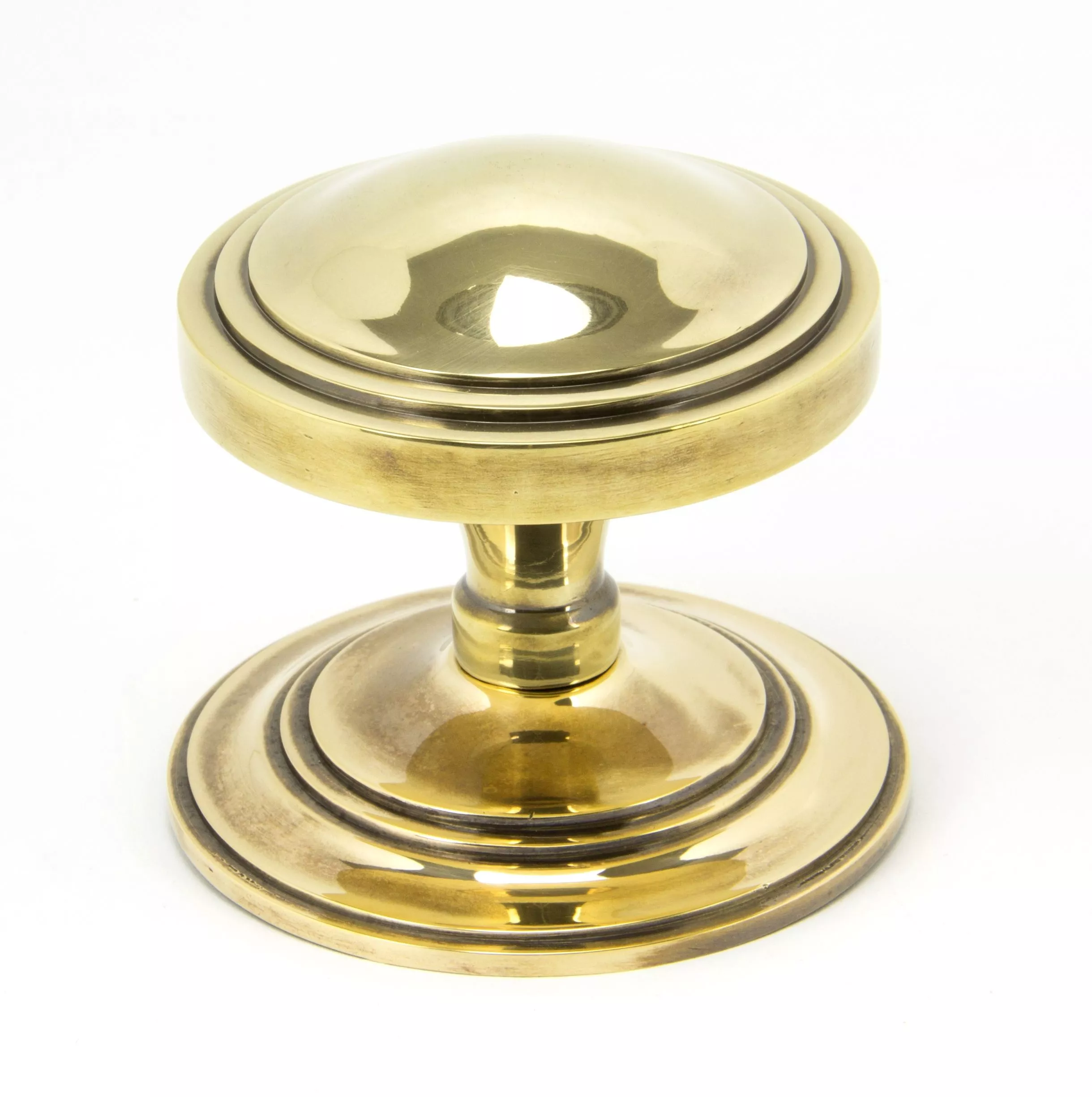 From The Anvil Aged Brass 81mm Period Art Deco Centre Door Knob | 90071 3 From The Anvil Aged Brass 81mm Period Art Deco Centre Door Knob | 90071