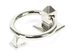 From The Anvil 124mm Polished Nickel Ring Door Knocker | 90286