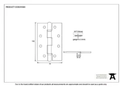 Pair From The Anvil Aged Bronze 4" (102mm) Ball Bearing Butt Hinge | 83977 -Ironmongery Experts Shop 91043 5 1 1 1 1.jpg.mst