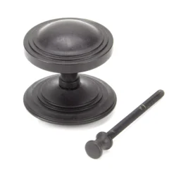 From The Anvil Beeswax 81mm Blacksmith Art Deco Centre Door Knob | 91486 -Ironmongery Experts Shop 91486 1 1.jpg.mst