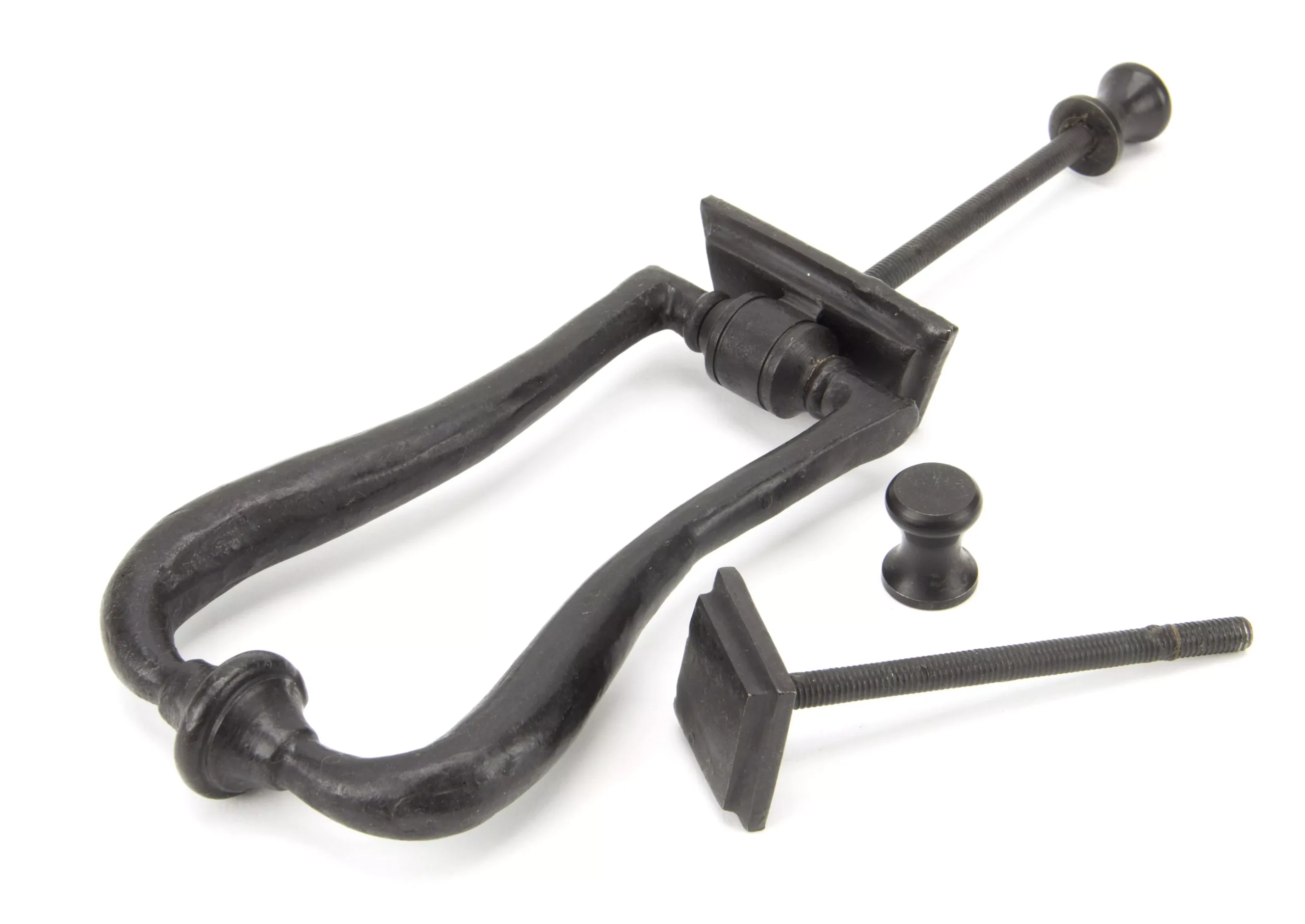 From The Anvil Beeswax Blacksmith Slimline Art Deco Door Knocker | 91491 4 From The Anvil Beeswax Blacksmith Slimline Art Deco Door Knocker | 91491 - Image 2