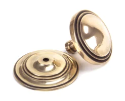 From The Anvil Polished Bronze 81mm Period Art Deco Centre Door Knob | 91946 -Ironmongery Experts Shop 91946 1.jpg.mst