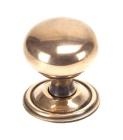 From The Anvil Polished Bronze Large Mushroom Cupboard Knob | 91949