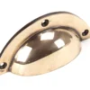 From The Anvil 4" Polished Bronze Period Plain Drawer Cup Pull | 91961 -Ironmongery Experts Shop 91961 main.jpg.mst