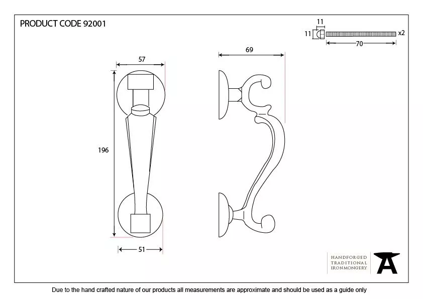 From The Anvil Aged Bronze Doctor's Door Knocker | 92001 5 From The Anvil Aged Bronze Doctor's Door Knocker | 92001 - Image 3
