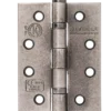 Pair 4" X 3" X 3mm Distressed Silver Ball Bearing Fire Grade Hinge | AH1433DS -Ironmongery Experts Shop ah1433ds a.png.mst