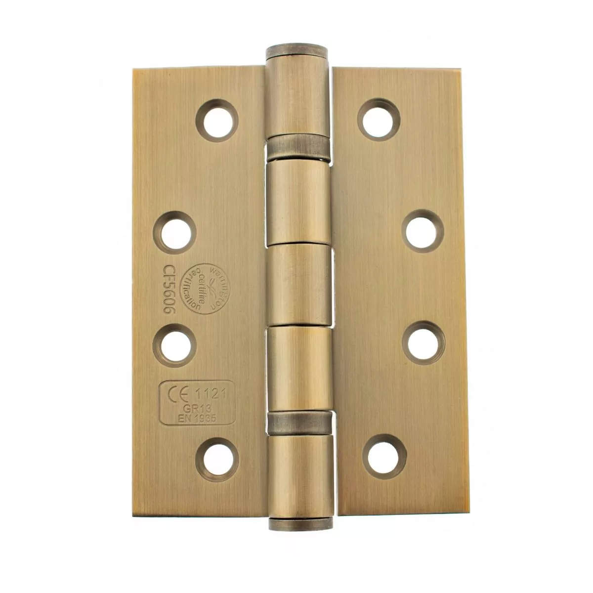 Pair 4" X 3" X 3mm Satin Brass Ball Bearing Fire Grade Hinge | AH1433SB 3 Pair 4" X 3" X 3mm Satin Brass Ball Bearing Fire Grade Hinge | AH1433SB