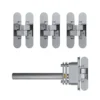 Satin Chrome Self Closing (Soft Close) Concealed Hinge Pack 2 Satin Chrome Self Closing (Soft Close) Concealed Hinge Pack -Ironmongery Experts Shop an160 108sc.png.mst