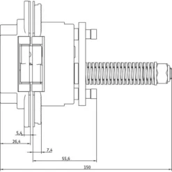 Matt Black Self Closing Concealed Hinge Pack 7 Matt Black Self Closing Concealed Hinge Pack -Ironmongery Experts Shop an 107 3d c60 v02.jpg.mst