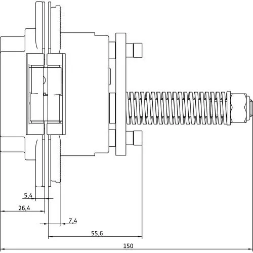 Matt Black Self Closing Concealed Hinge Pack 5 Matt Black Self Closing Concealed Hinge Pack - Image 3