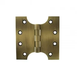 Pair 100mm X 100mm Antique Brass Parliament Hinge | APH424AB