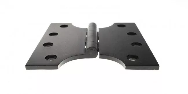 Pair 100mm X 100mm Matt Black Parliament Hinge | APH424MB 4 Pair 100mm X 100mm Matt Black Parliament Hinge | APH424MB - Image 2