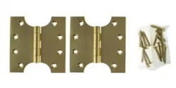 Pair 100mm X 100mm Polished Brass Parliament Hinge | APH424PB -Ironmongery Experts Shop aph424pb 3 1600x800.jpg.mst