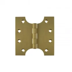 Pair 100mm X 100mm Satin Brass Parliament Hinge | APH424SB
