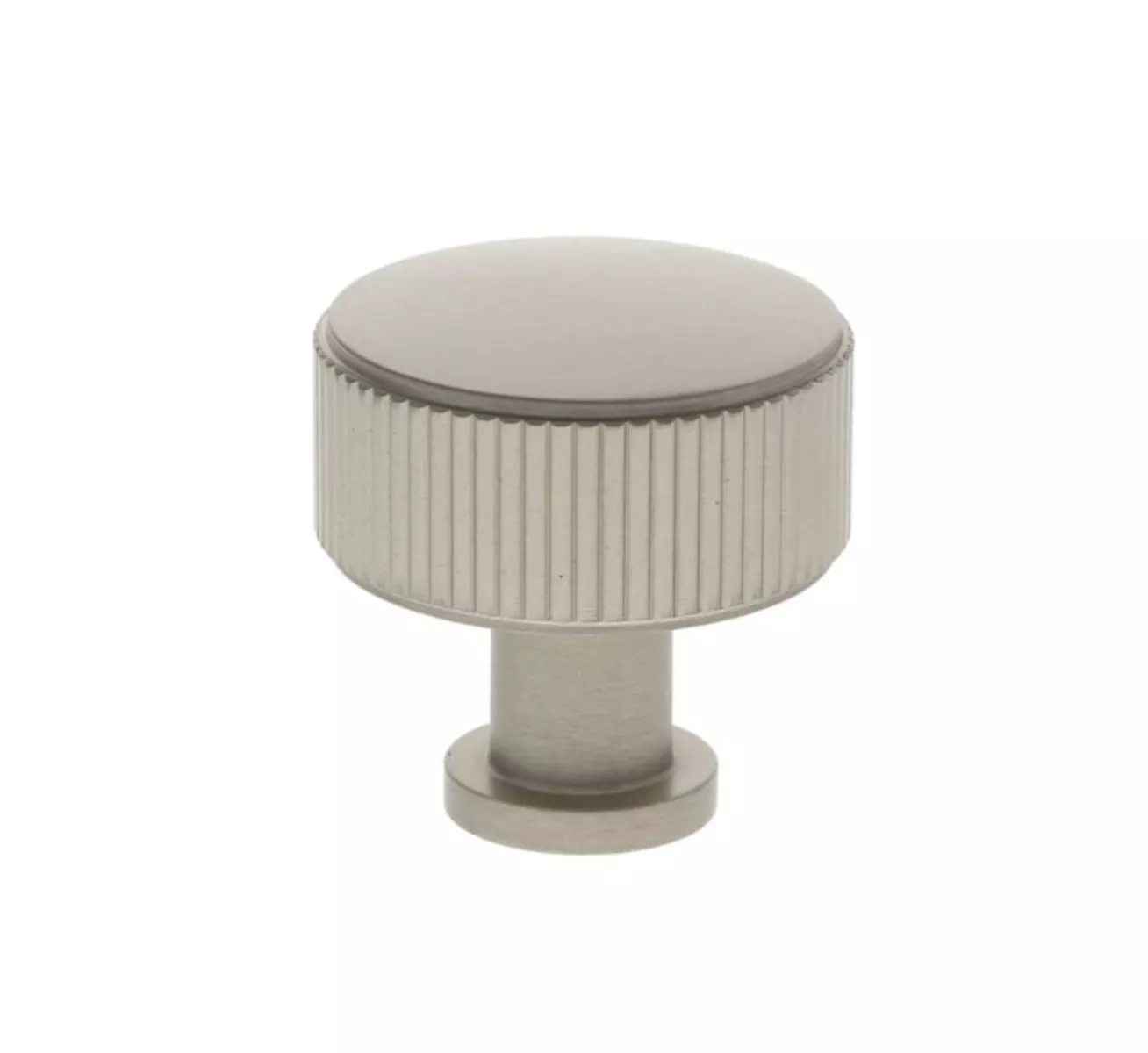 Alexander And Wilks Satin Nickel 35mm Lucia Reeded Line Cupboard Knob 4 Alexander And Wilks Satin Nickel 35mm Lucia Reeded Line Cupboard Knob - Image 2