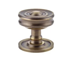 Burlington Antique Brass Bloomsbury Cupboard Knob | BUR111AB
