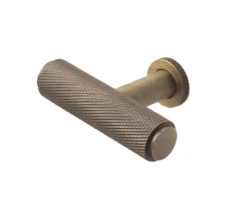 Burlington Antique Brass Piccadilly Knurled Cupboard Knob | BUR401AB
