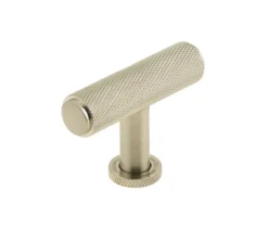 Burlington Satin Nickel Piccadilly Knurled Cupboard Knob | BUR401SN