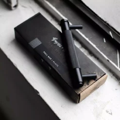 Buster & Punch Black 160mm Cross Knurled Pull Handle | UK PB H 160 BL A -Ironmongery Experts Shop buster punch pull bar black packaging 1 1.jpg.mst