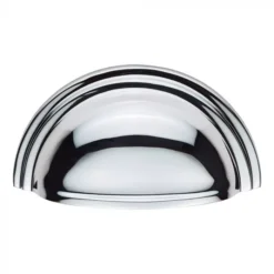 Polished Chrome 76mm Victorian Cup Pull | C47CP