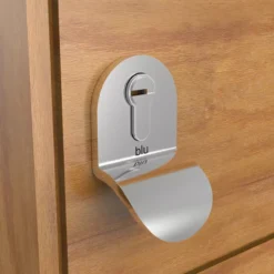 Satin Stainless Steel Marine Grade 316 Back To Back Euro Cylinder Pull | CP50 -Ironmongery Experts Shop cp50 back2back cylinderpull insitu2.jpg.mst